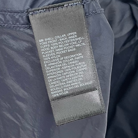 The North Face Womens Flychute Wind Resistant Navy Blue A-Line Jacket Medium - Picture 7 of 9